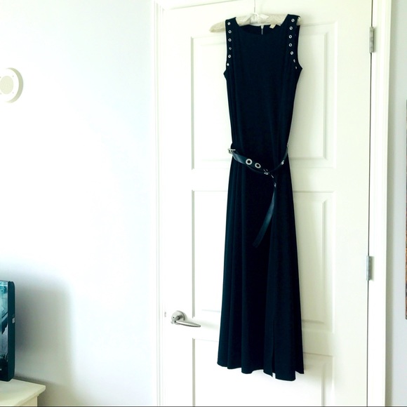 MICHAEL Michael Kors Dresses & Skirts - Black Michael Kors maxi dress with side slit new